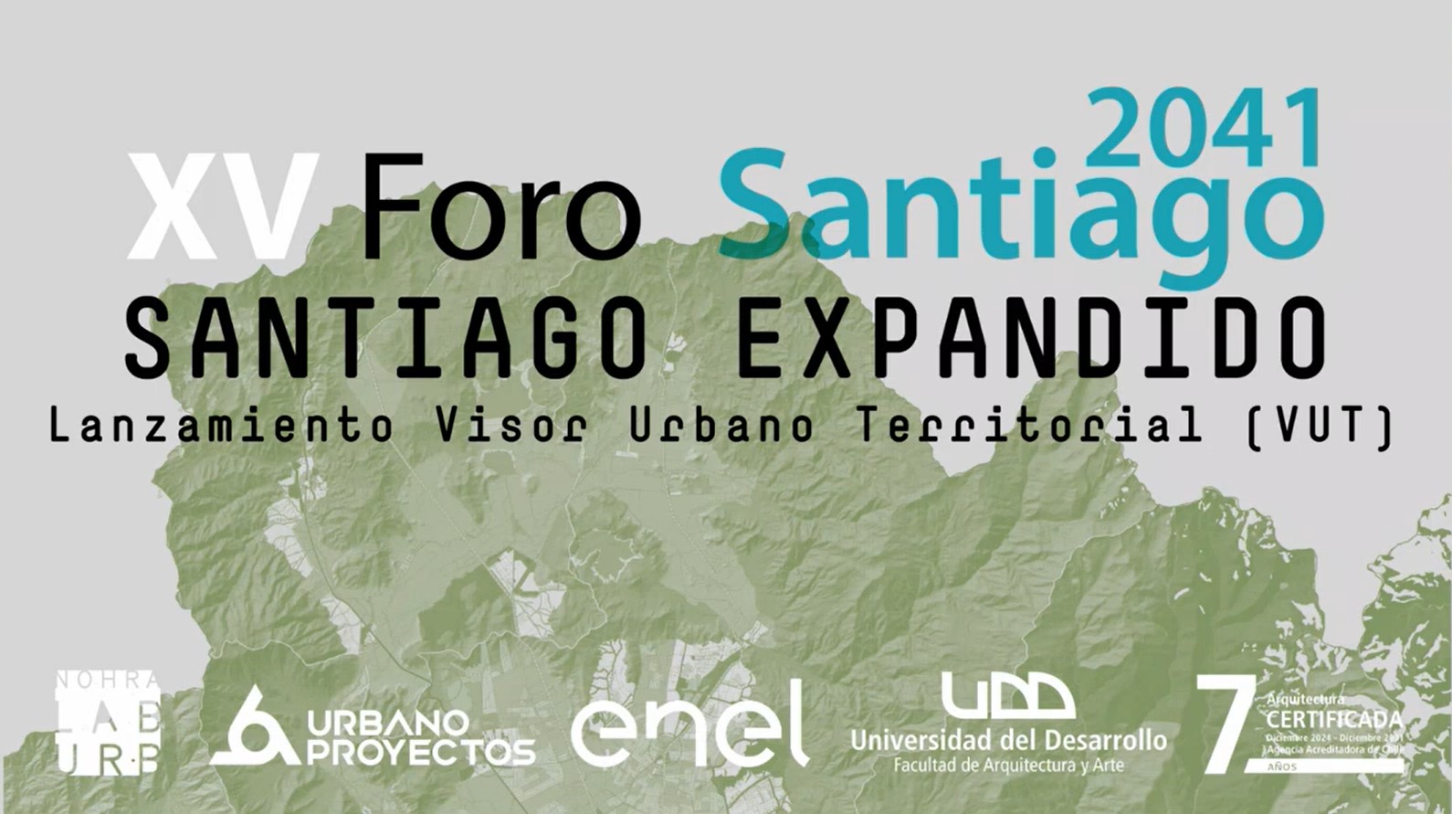 Revisa aquí los detalles del reciente lanzamiento del Visor Urbano Territorial en el marco del foro Santiago 2041
